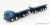 Brekina Plast - Fiat 690 Millepiedi Tanker Truck Olio Fiat 1960 Blue Black White