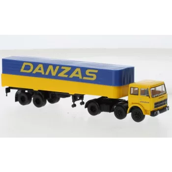   Brekina - Brekina, Fiat 691 T PP-Sattelzug, 1970, Danzas, 1:87