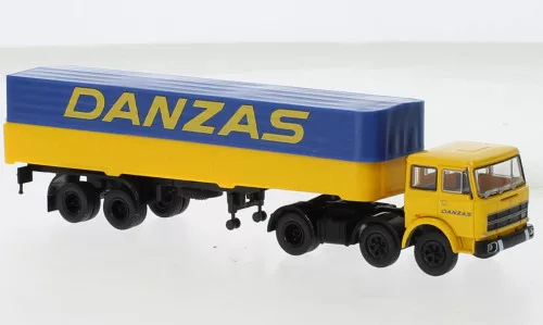 Brekina - Brekina, Fiat 691 T PP-Sattelzug, 1970, Danzas, 1:87