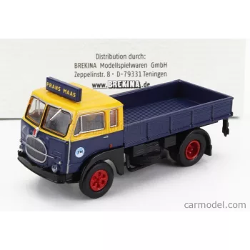  Brekina Plast - Fiat 642 Truck Pianale Frans Maas 1962 Blue Yellow