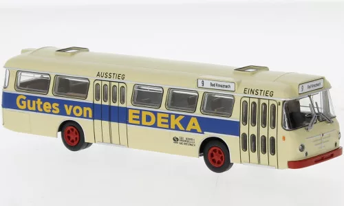 Brekina - Brekina, Büssing Senator 12 D, 1962, Bad Kreuznach - Edeka, 1:87