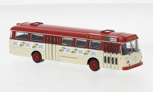 Brekina - Brekina, Büssing Senator 12 D, 1962, Hanau - Nette Leute, 1:87