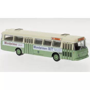 Brekina - Büssing Senator 12 D, 1964, Monheim - Edeka, 1:87