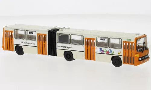 Brekina - Brekina, Ikarus 280.02, 1990, BVG - Eigenwerbung, 1:87