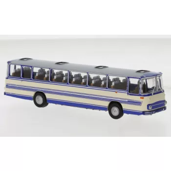 Brekina - Brekina, Fleischer S5, blau/hellbeige, 1973, 1:87