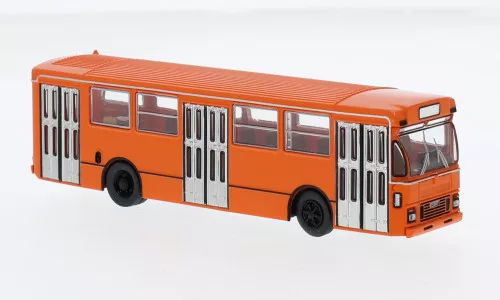 Brekina - Brekina, Fiat 418 AL, orange/silber, 1972, 1:87