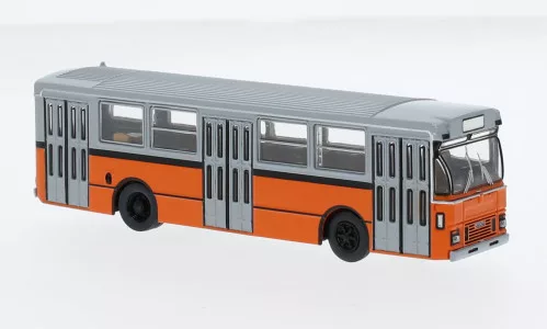 Brekina - Brekina, Fiat 418 AL, grau/orange, 1972, 1:87