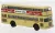 Brekina - Brekina, Büssing D2U Doppeldecker, 1960, BVG - braune Brause, 1:87