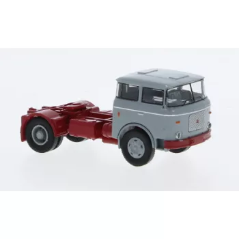 Brekina - LIAZ 706 SZM, grau/dunkelrot, 1976, 1:87