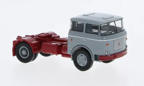 Brekina - LIAZ 706 SZM, grau/dunkelrot, 1976, 1:87