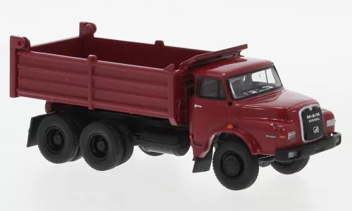 Brekina - Brekina, MAN 26.280 DHAK, dunkelrot/schwarz, 1972, 1:87