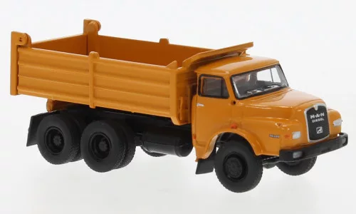 Brekina - Brekina, MAN 26.280 DHAK, orange/schwarz, 1972, 1:87