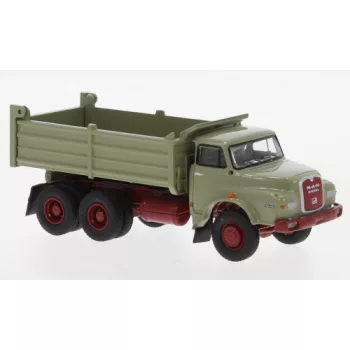   Brekina - Brekina, MAN 26.280 DHAK, grau/dunkelrot, 1972, 1:87