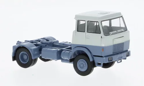 Brekina - Brekina, Hanomag-Henschel F 161 S SZM, hellgrau/blau, 1969, 1:87