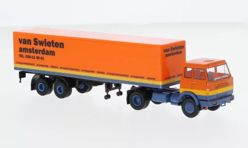 Brekina - Brekina, Hanomag Henschel F 161 S Koffer-SZ, 1969, van Swieten, 1:87