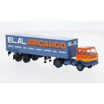   Brekina - Brekina, Hanomag Henschel F 161 S Koffer-SZ, 1969, van Swieten - ELAL Aircargo, 1:87