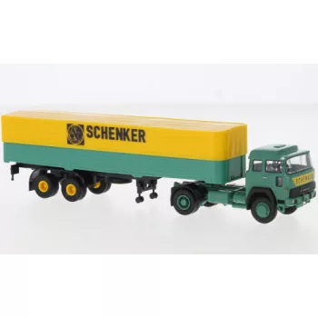  Brekina - Brekina, Magirus 310 D 16 PP-Sattelzug, 1974, Schenker, 1:87