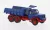 Brekina - , Magirus Jupiter Kipper, blau/rot, 1960, 1:87
