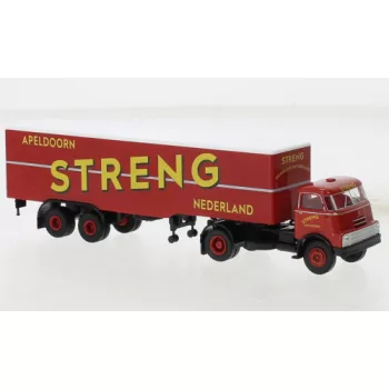 Brekina - Brekina, DAF DO 2000 Koffer-SZ, 1957, Streng, 1:87