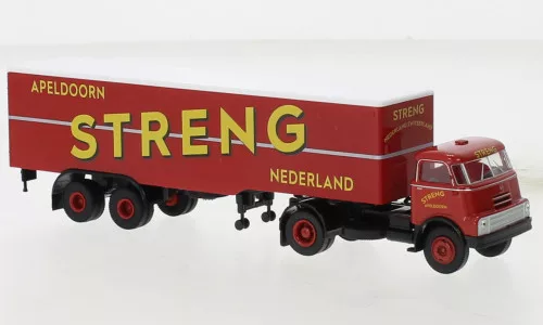 Brekina - Brekina, DAF DO 2000 Koffer-SZ, 1957, Streng, 1:87