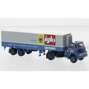   Brekina - Brekina, DAF DO 2000 Kühlkoffer-SZ, 1957, Binfürst - Iglo, 1:87