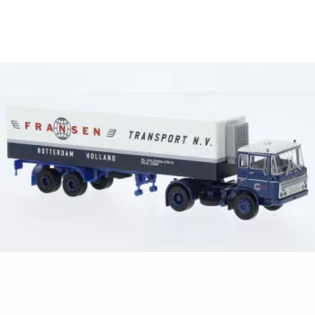   Brekina - Brekina, DAF FT 2600 Kühlkoffer-SZ, 1962, Fransen, 1:87