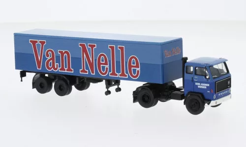 Brekina - Brekina, Volvo F 89 Koffer-SZ, 1972, Van Nelle, 1:87