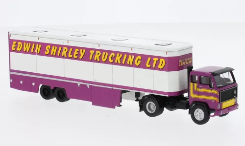 Brekina - Brekina, Volvo F 89 Veranstaltungstruck, 1977, Edwin Shirley Trucking, 1:87