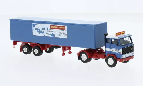 Brekina - Brekina, Volvo F 89 Koffer-SZ, 1972, Rynart, 1:87