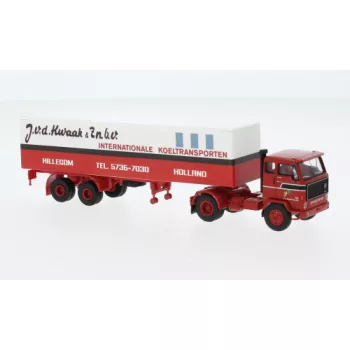  Brekina - Brekina, Volvo F 89 Koffer-SZ, 1972, v.d.Kwaak, 1:87