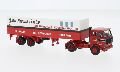 Brekina - Brekina, Volvo F 89 Koffer-SZ, 1972, v.d.Kwaak, 1:87