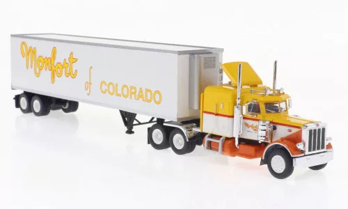 Brekina - Peterbilt 359, 1973, Monfort, 1:87