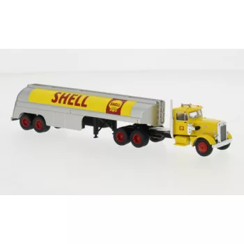 Brekina - Brekina, Peterbilt 281 Tank-SZ, 1955, Shell, 1:87
