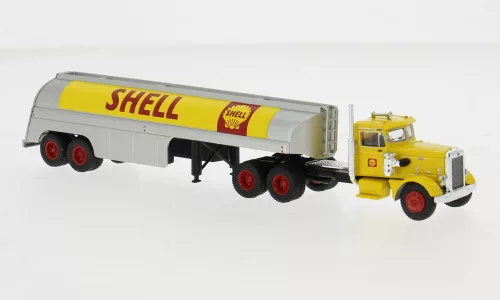 Brekina - Brekina, Peterbilt 281 Tank-SZ, 1955, Shell, 1:87