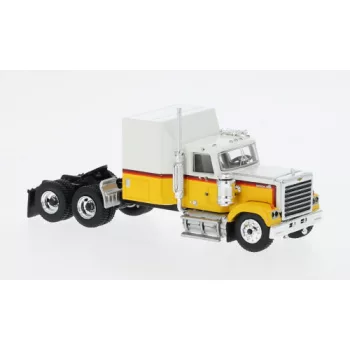 Brekina - Brekina, Chevrolet Bison, weiss/gelb, 1980, 1:87