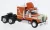 Brekina - Mack RS 700, dunkelorange/hellbeige, 1966, 1:87