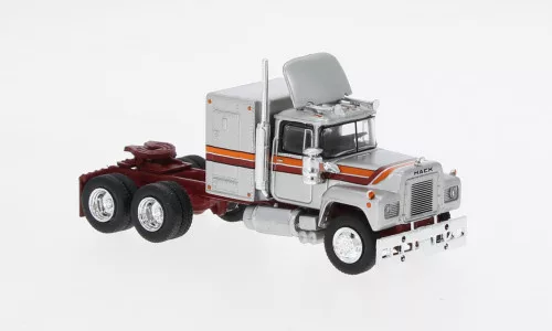 Brekina - Brekina, Mack RS 700, silber/dunkelrot, 1966, 1:87