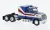 Brekina - Brekina, Ford LTL 9000, blau/weiss, 1978, 1:87