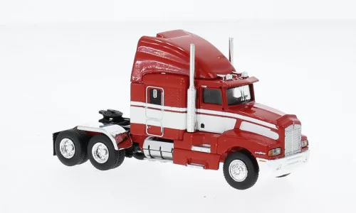 Brekina - Brekina, Kenworth T 600, rot/weiss, 1984, 1:87