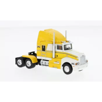 Brekina - Brekina, Kenworth T 600, gelb/weiss, 1984, 1:87