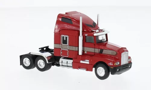 Brekina - Brekina, Kenworth T 600, rot/dunkelrot, 1984, 1:87