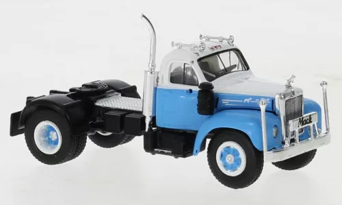 Brekina - Brekina, Mack B 61, weiss/hellblau, 1953, 1:87