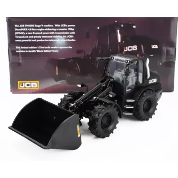   Britains - JCB TM420S RUSPA GOMMATA BLACK EDITION - TRACTOR SCRAPER BLACK