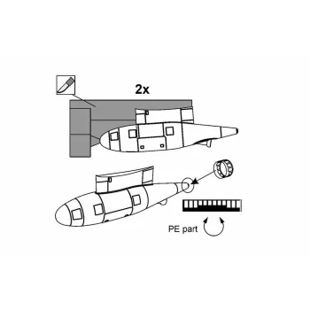 Brengun - Refueling pod KC-130J (2pcs)