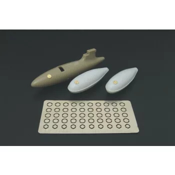Brengun - 1/48 U S  drop tanks caps PE accessories