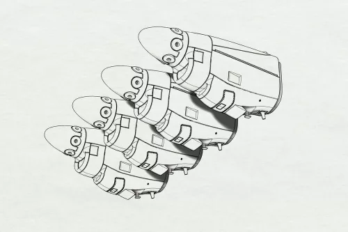 Brengun - C-130J engine nacells (Italeri kit)