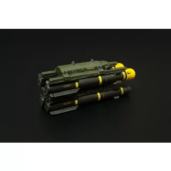   Brengun - 1/48 AGM-114 Hellfire (8pcs 2 racks) Resin construction kit of U.S. air to ground missiles