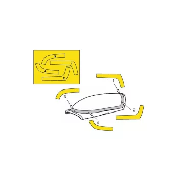 Brengun - Extra EA-300L Canopy masks (Brengun kit)