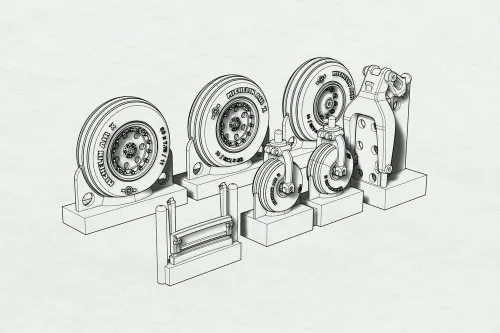 Brengun - AV8B Wheels  (Hasegawa kit)