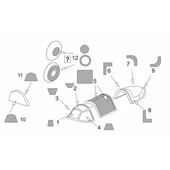 Brengun - Yak-1b Vacu Canopy masks (Brengun kit)